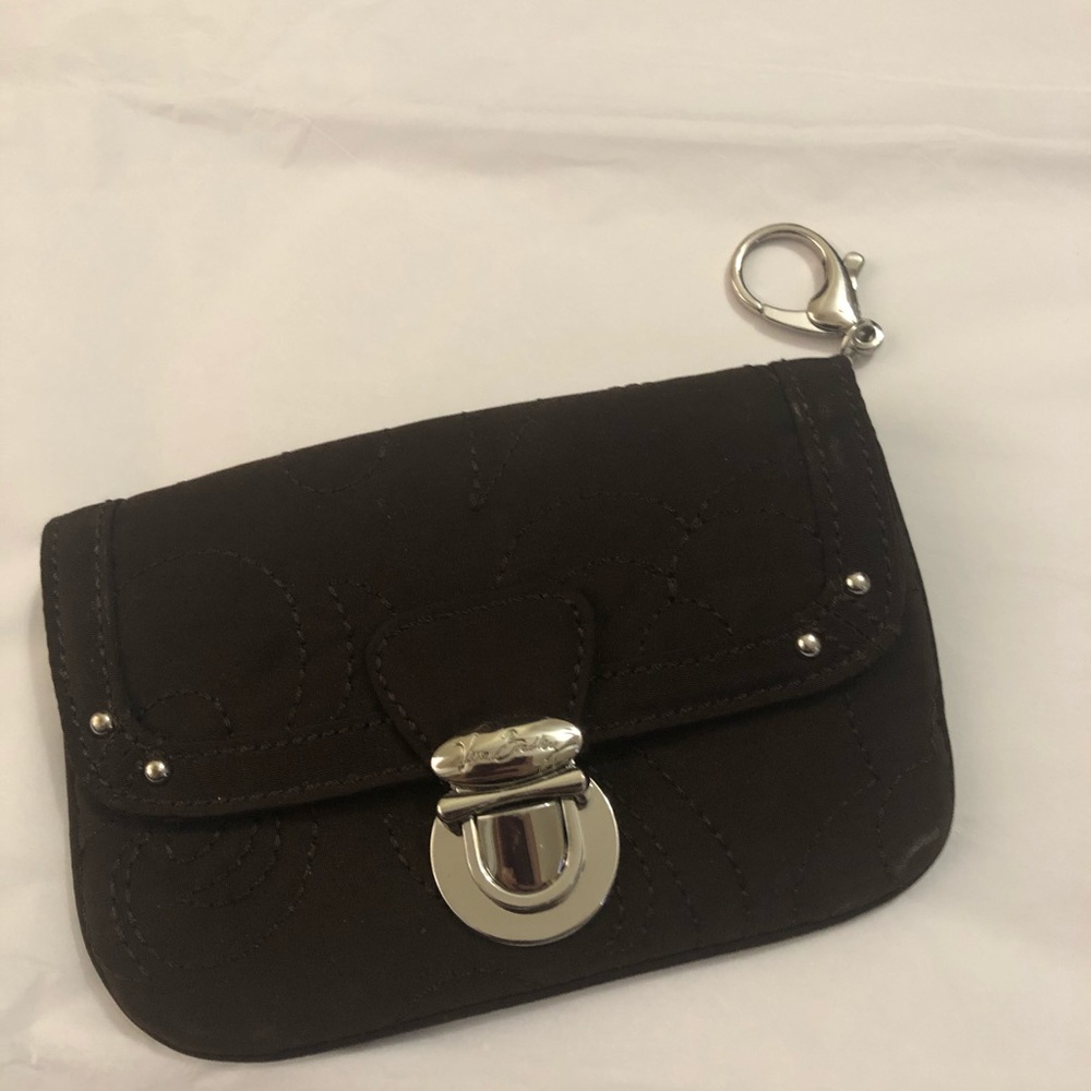 🔥🔥 3/$20 Vera Bradley Brown Quilted Coin Purse